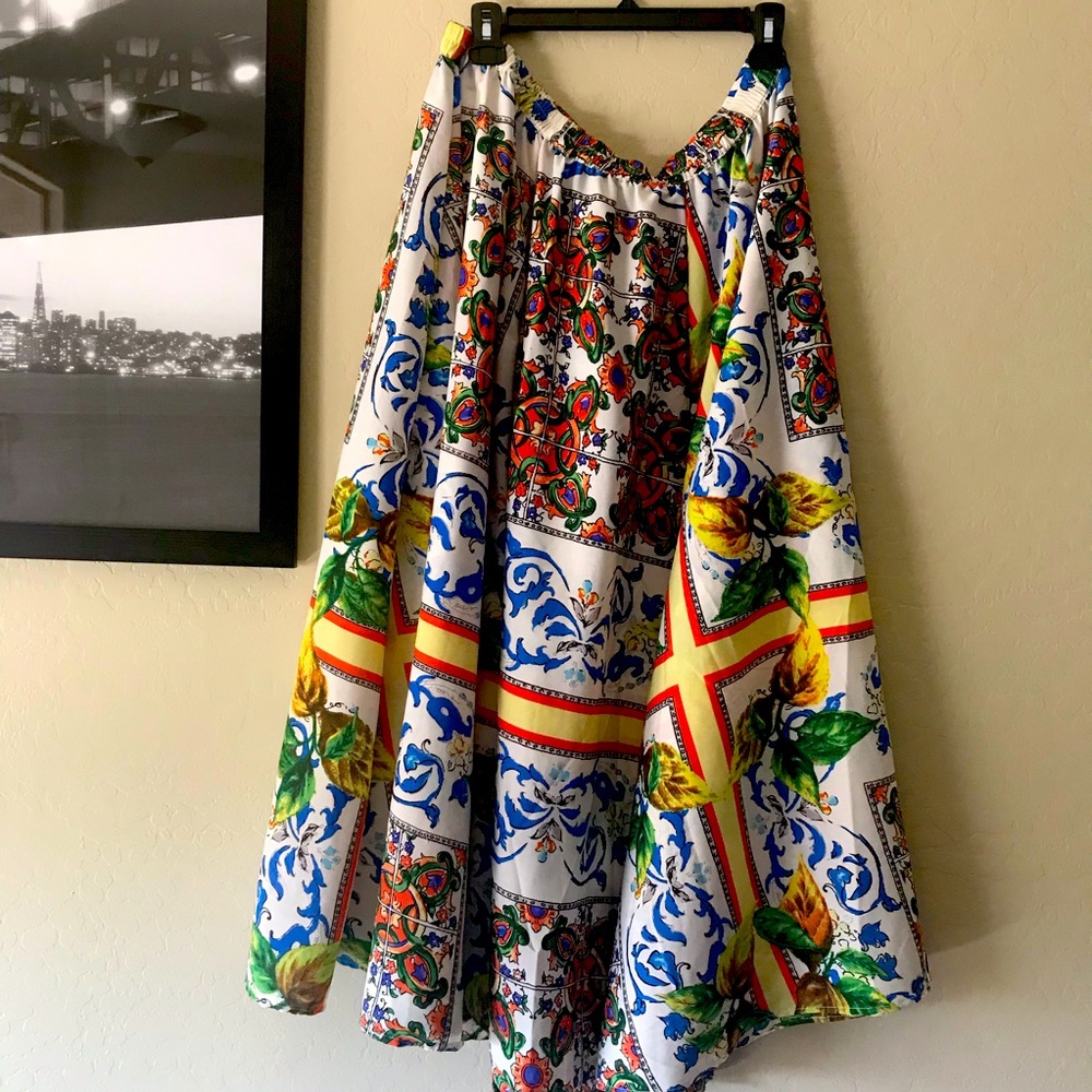 NWT Spense Multi-Color Maxi Skirt | XL